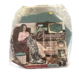 Vintage Eagle Yarn Organizer Knit & Crochet Tangle Free 6 Compartments Storage